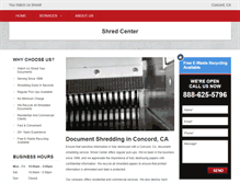 Tablet Screenshot of concorddocumentshredding.com